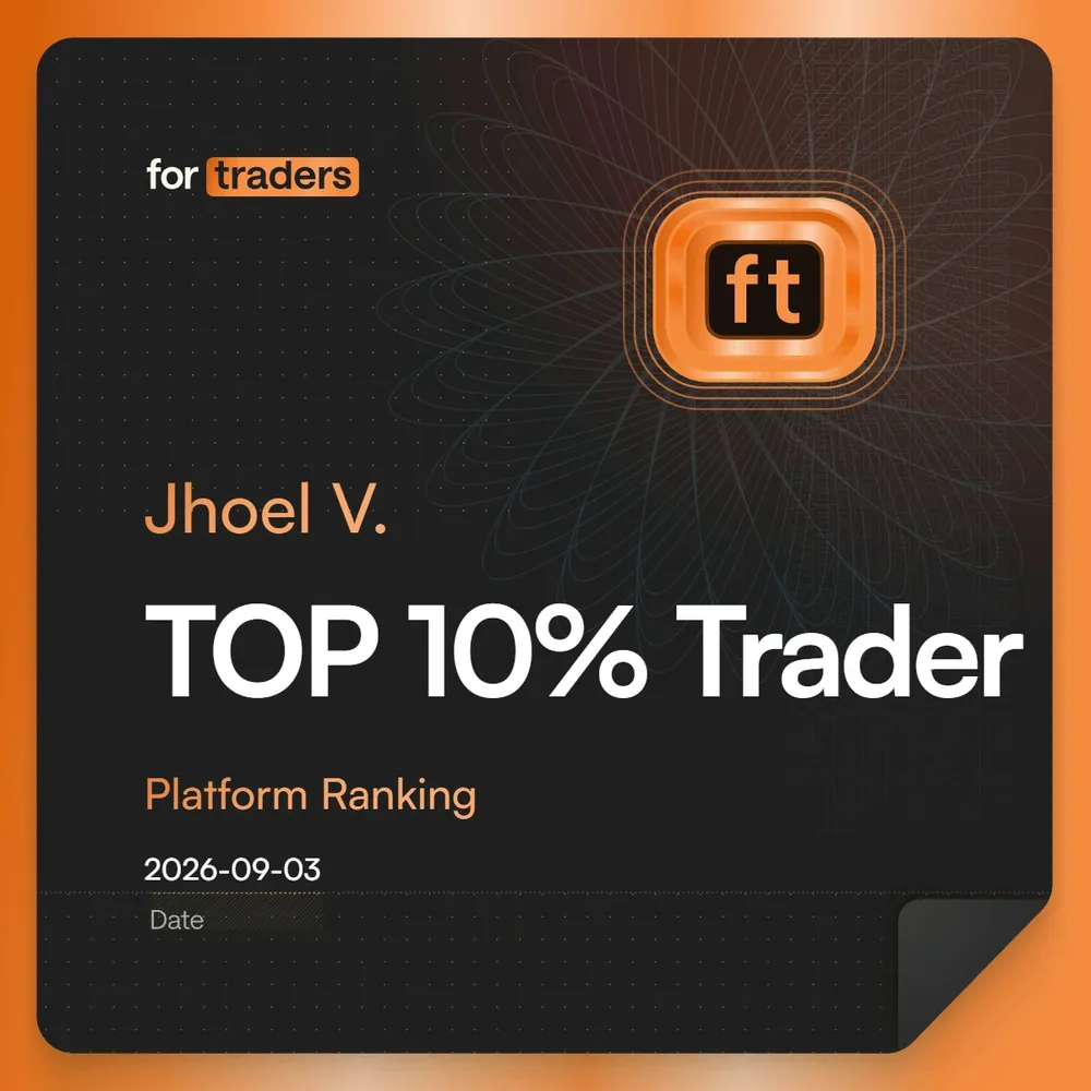 Certificado For Traders: TOP 10% Trader, 2026-09-03